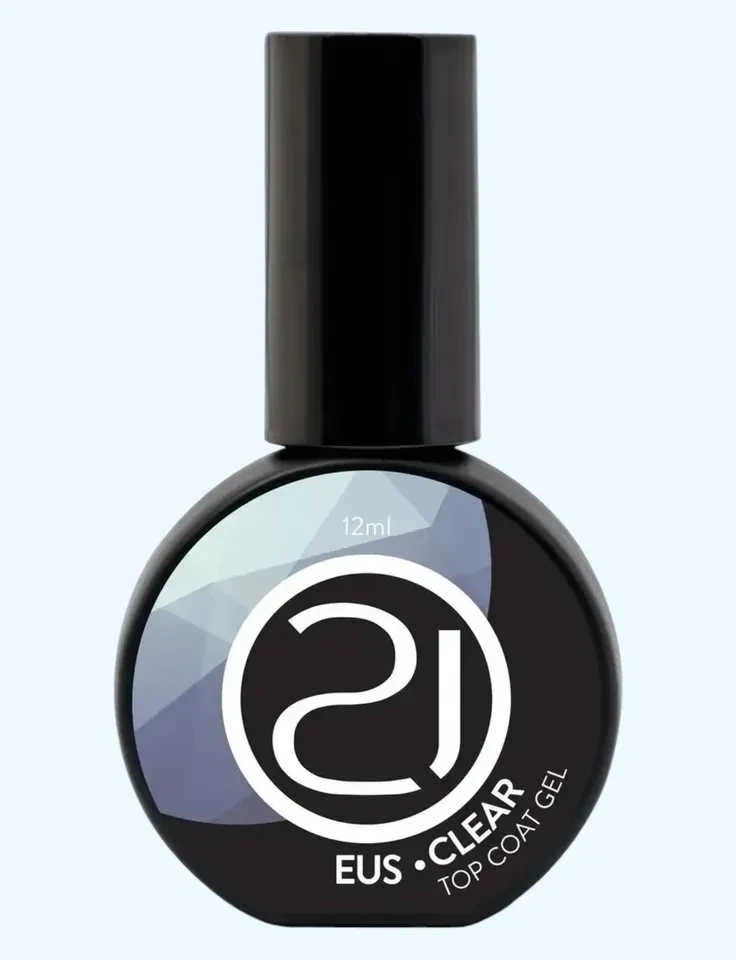 ✨ Top Coat Eus Clear 12ml Nails 21 – Brilho Intenso e Proteção UV Profissional ✨ - 1
