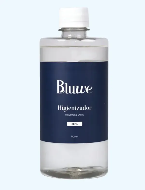 ✨ Refil Higienizador Prep BLUWE 500ml – Limpeza Profissional e Máxima Preparação ✨