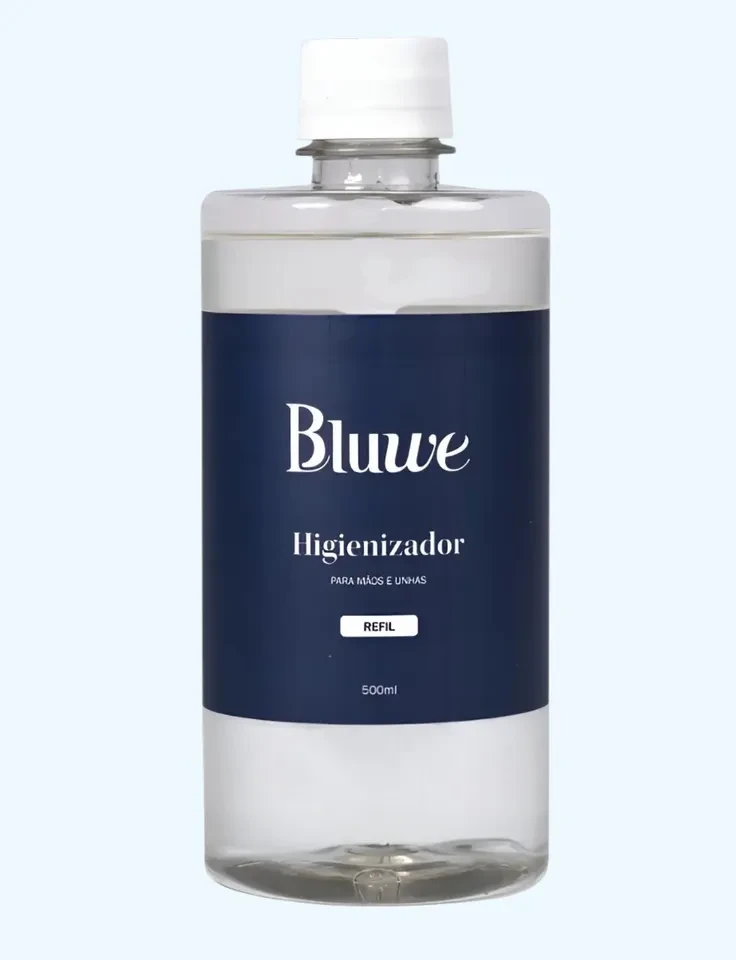 ✨ Refil Higienizador Prep BLUWE 500ml – Limpeza Profissional e Máxima Preparação ✨ - 1