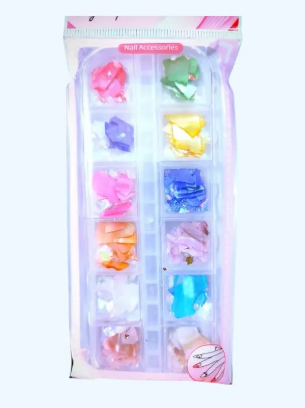✨ Kit de Madrepérolas para Encapsulamento – Estojo com 12 Cores Variadas