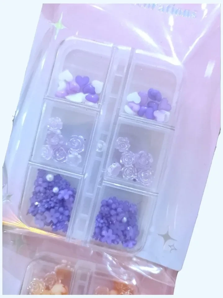 ✨ Decoração 3D para Unhas – Estojo 6 Slots - 2