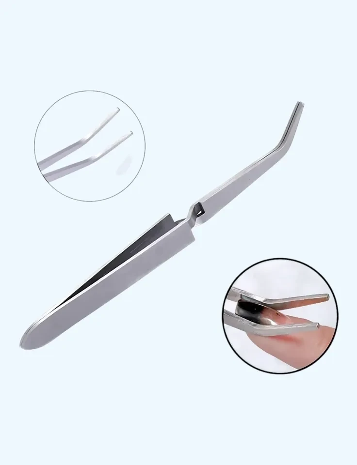 ✨ Pinça Curvatura C Profissional em Aço Inoxidável – Precisão e Estrutura Perfeita ✨ - 1