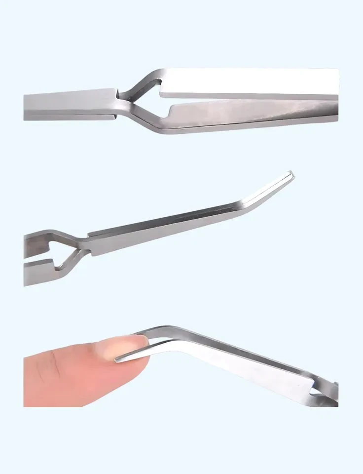 ✨ Pinça Curvatura C Profissional em Aço Inoxidável – Precisão e Estrutura Perfeita ✨ - 2