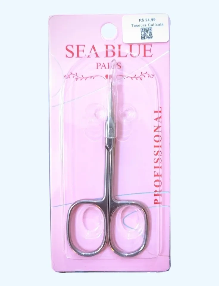 ✨ Tesoura Para Cutícula Sea Blue - 1
