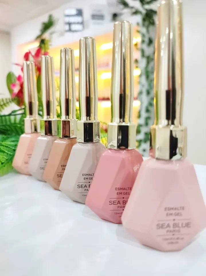 Esmalte Sea Blue Coleção Nude Elegance 6 Cores | 12ml - 1