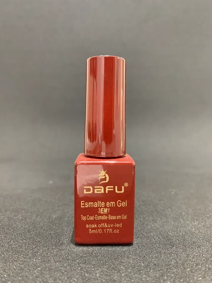 Esmalte em Gel 3 em 1 DAFU – 5ml Tom Vermelho 006 | Lançamento SEM HEMA E TPO - 1