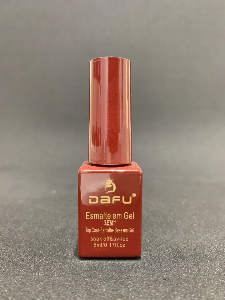 Esmalte em Gel 3 em 1 DAFU – 5ml Tom Vermelho 005 | Lançamento SEM HEMA E TPO - 1