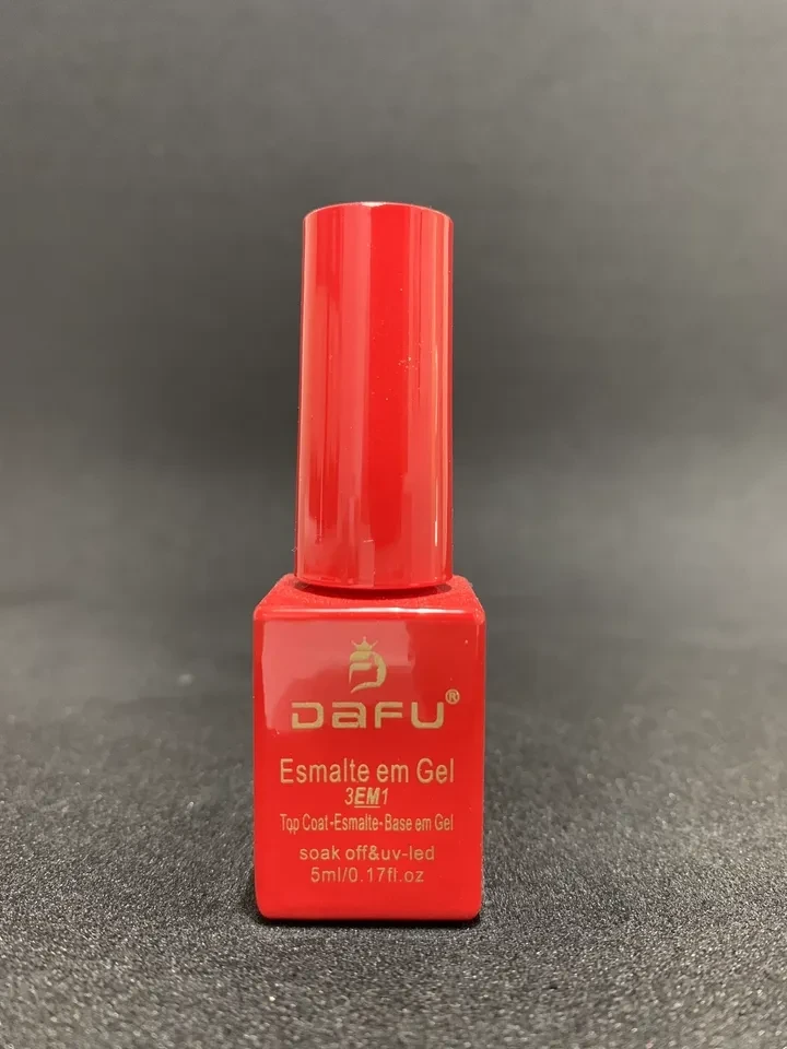 Esmalte em Gel 3 em 1 DAFU – 5ml Tom Vermelho 001 | Lançamento SEM HEMA E TPO - 1