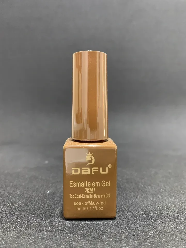 Esmalte em Gel 3 em 1 DAFU – 5ml Tom Marrom 007 | Lançamento SEM HEMA E TPO - 1