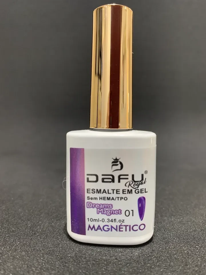 Esmalte Em Gel Dafu Magnético Olho de Gato 01 Coleção Dreams Magnet Sem HEMA e SEM TPO - 1