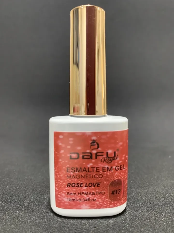 Esmalte Em Gel Dafu Magnético Olho de Gato 12 Coleção Rose Love Sem HEMA e SEM TPO - 1