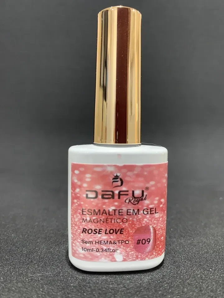 Esmalte Em Gel Dafu Magnético Olho de Gato 09 Coleção Rose Love Sem HEMA e SEM TPO - 1