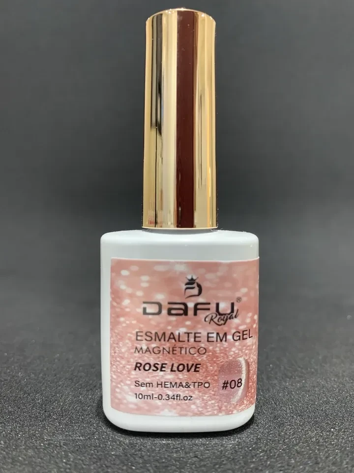 Esmalte Em Gel Dafu Magnético Olho de Gato 07 Coleção Rose Love Sem HEMA e SEM TPO - 1