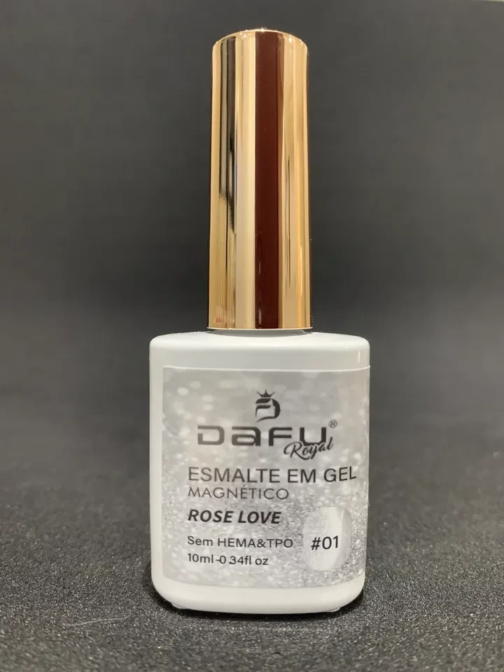 Esmalte Em Gel Dafu Magnético Olho de Gato 01 Coleção Rose Love Sem HEMA e SEM TPO - 1