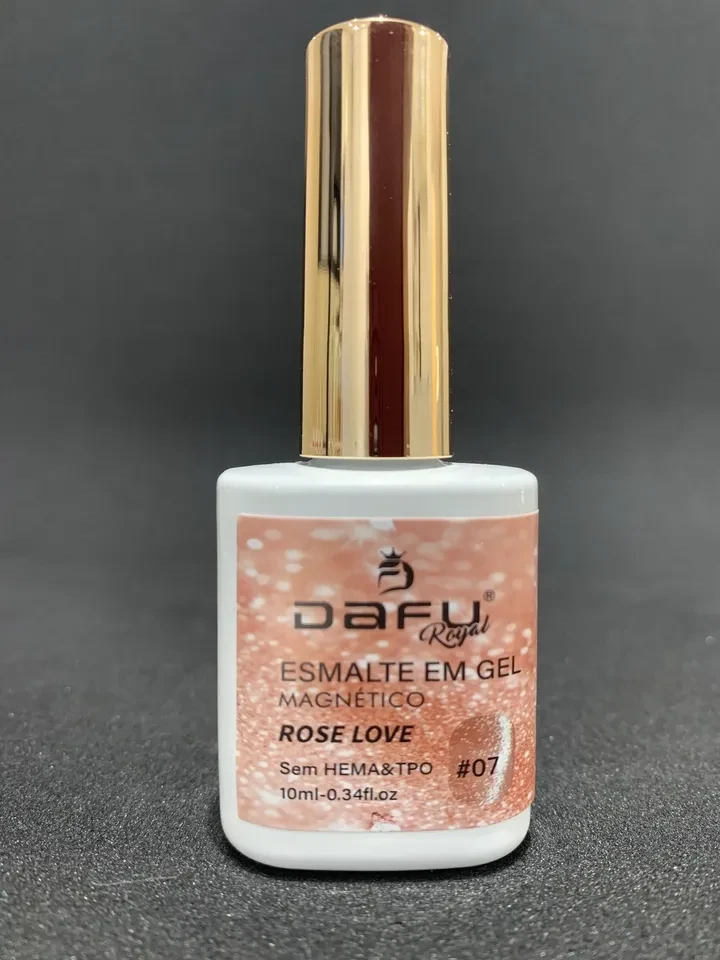Esmalte Em Gel Dafu Magnético Olho de Gato 08 Coleção Rose Love Sem HEMA e SEM TPO - 1