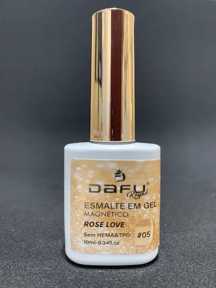 Esmalte Em Gel Dafu Magnético Olho de Gato 05 Coleção Rose Love Sem HEMA e SEM TPO - 1