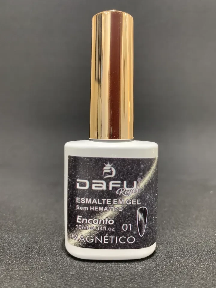 Esmalte Em Gel Dafu Magnético Olho de Gato 01 Coleção Encanto - Sem HEMA e TPO - 1