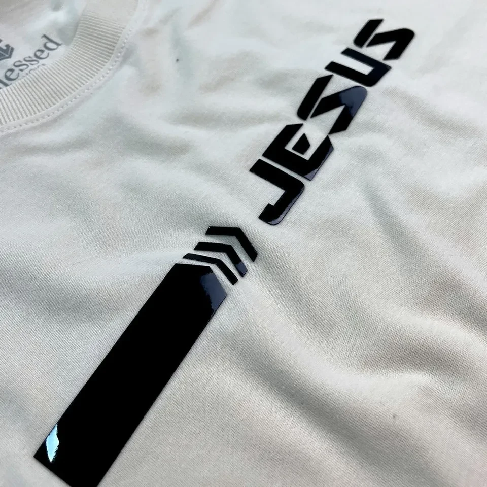 Camiseta Masculina Off White Direção Jesus - 2
