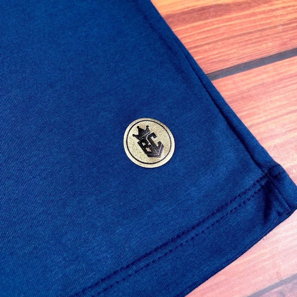 Camiseta Masculina Azul A fé Move Montanhas  - 3
