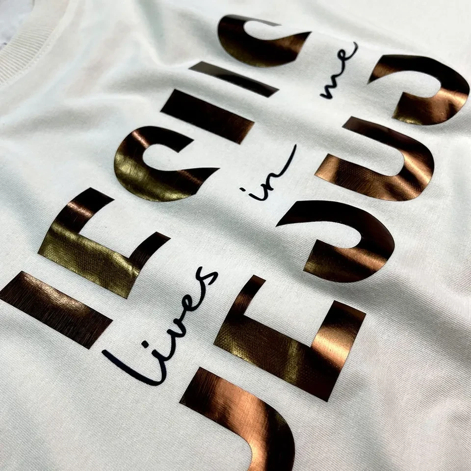 Camiseta Masculina Off White Jesus Lives In Me - 3