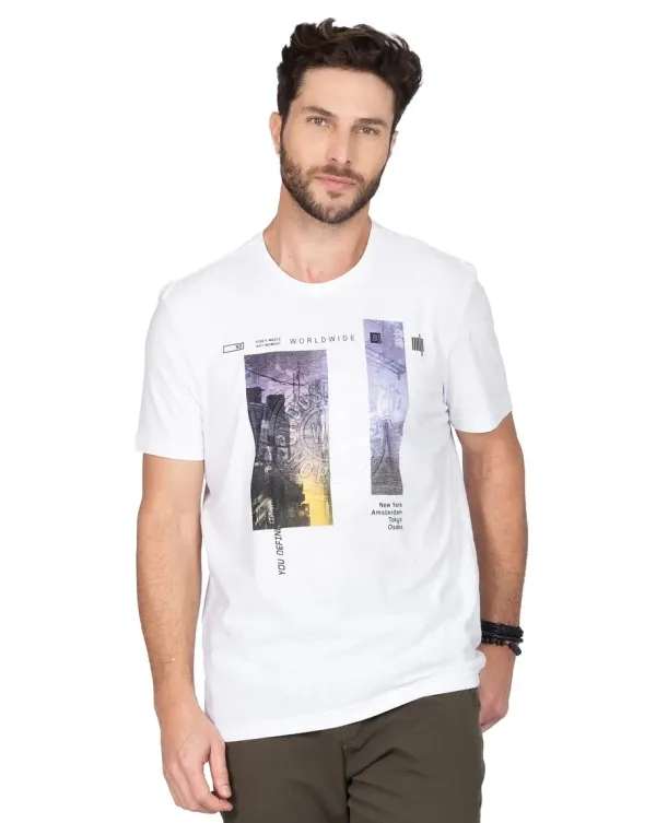 Camiseta Masculina Branca