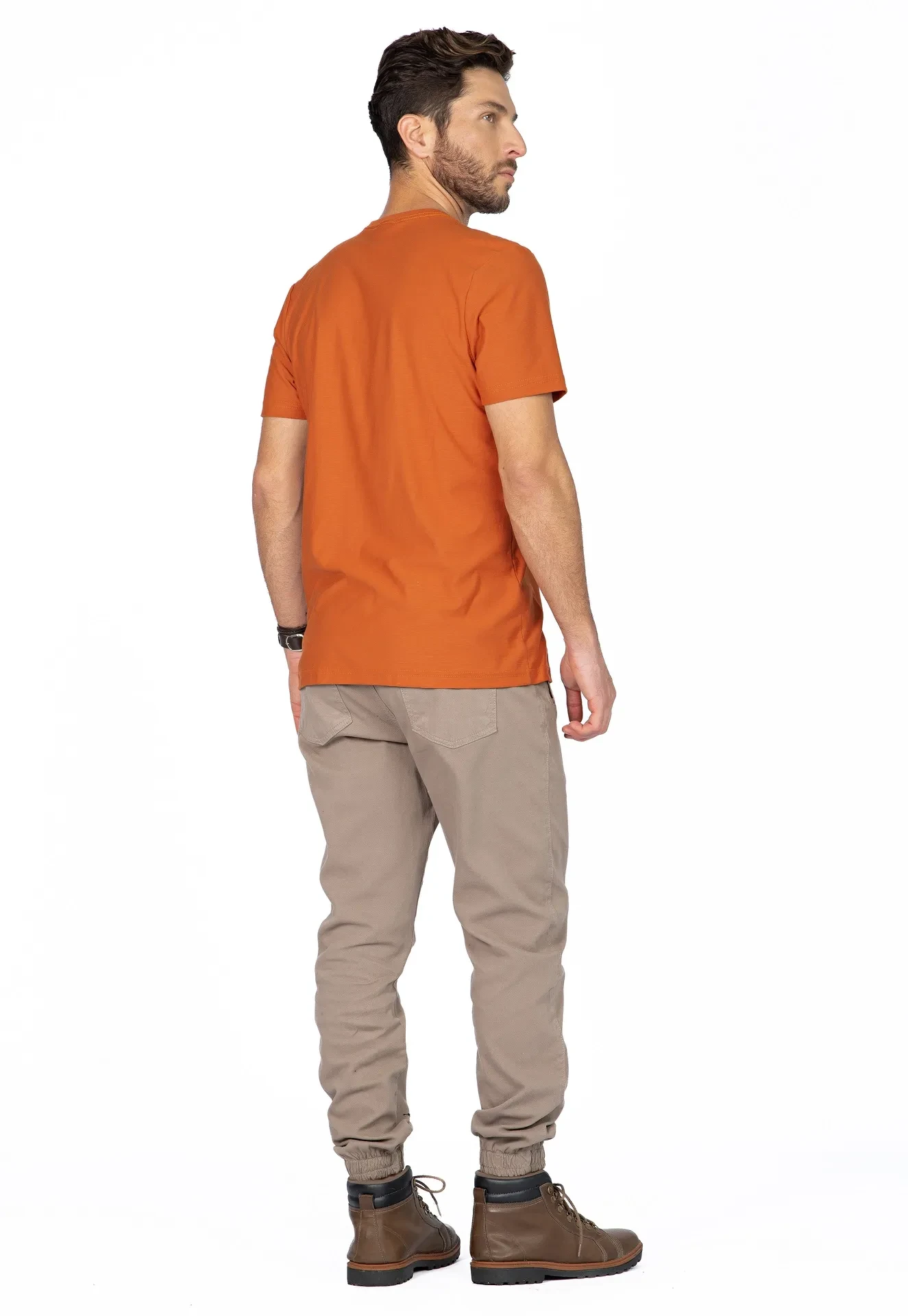 Camiseta Masculina Lisa Tam M - 4