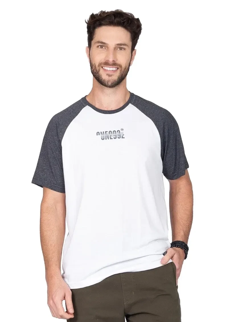 Camiseta Masculina Branca  - 1