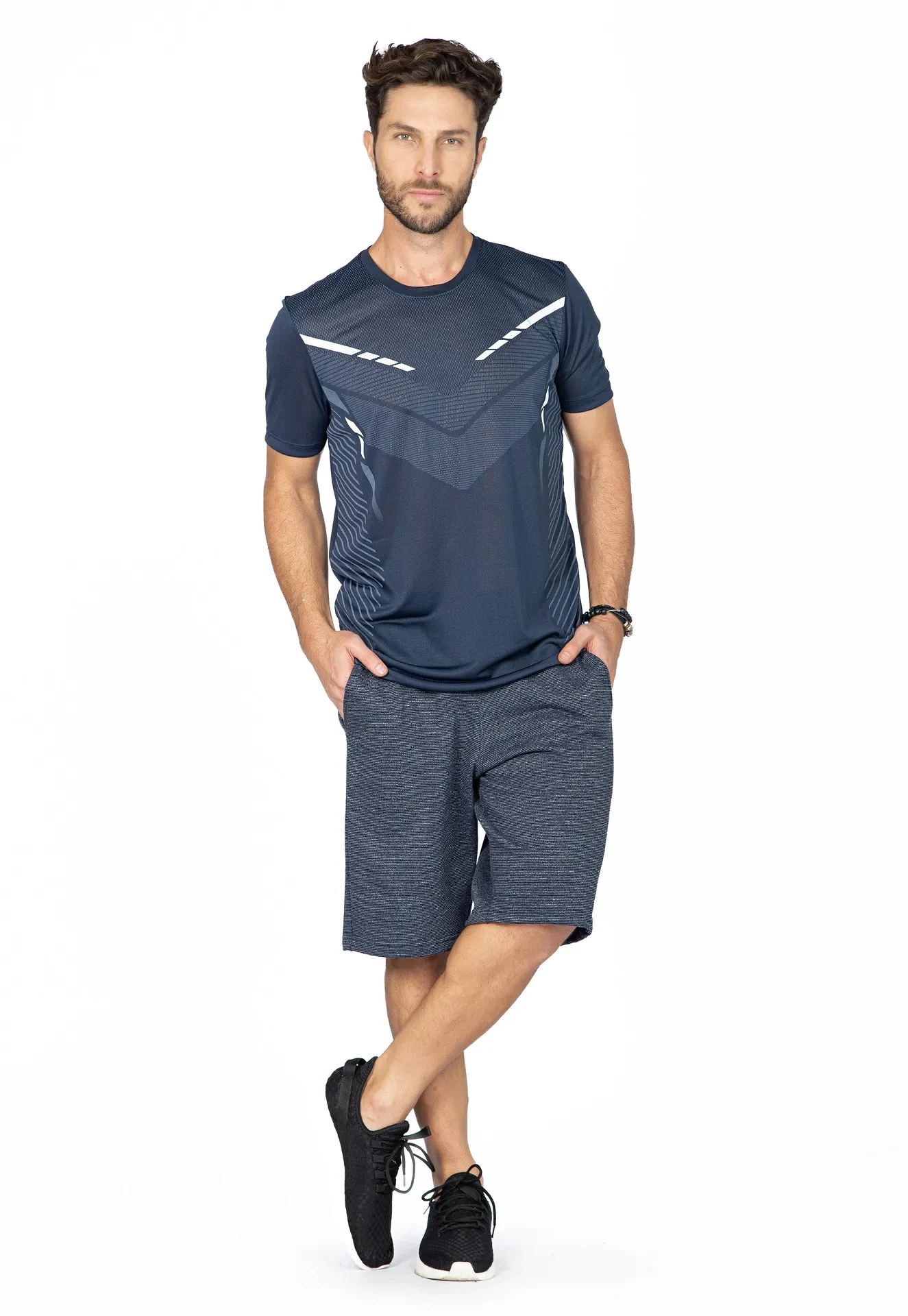  Camiseta Fitness B.G.O Tam M e G - 3