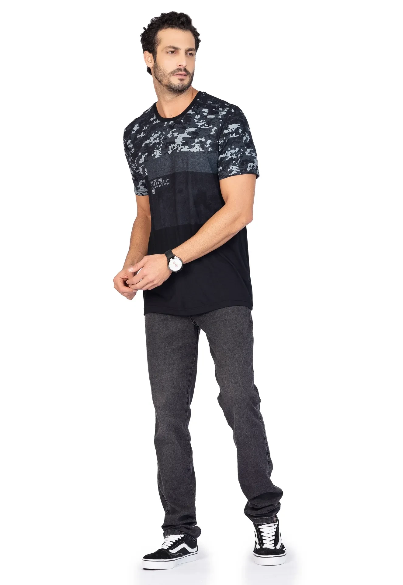 Camiseta Masculina Camuflada - 3