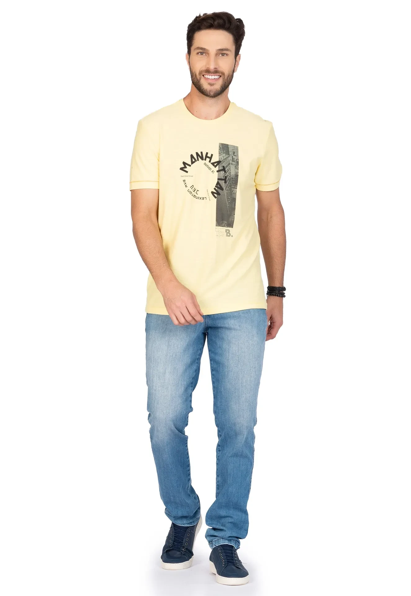 Camiseta Manhatan Amarela - 2