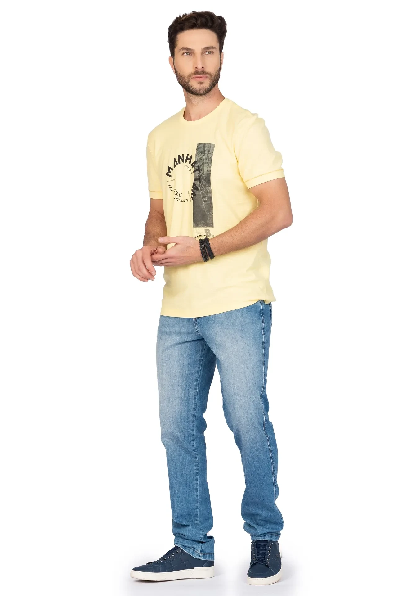 Camiseta Manhatan Amarela - 3