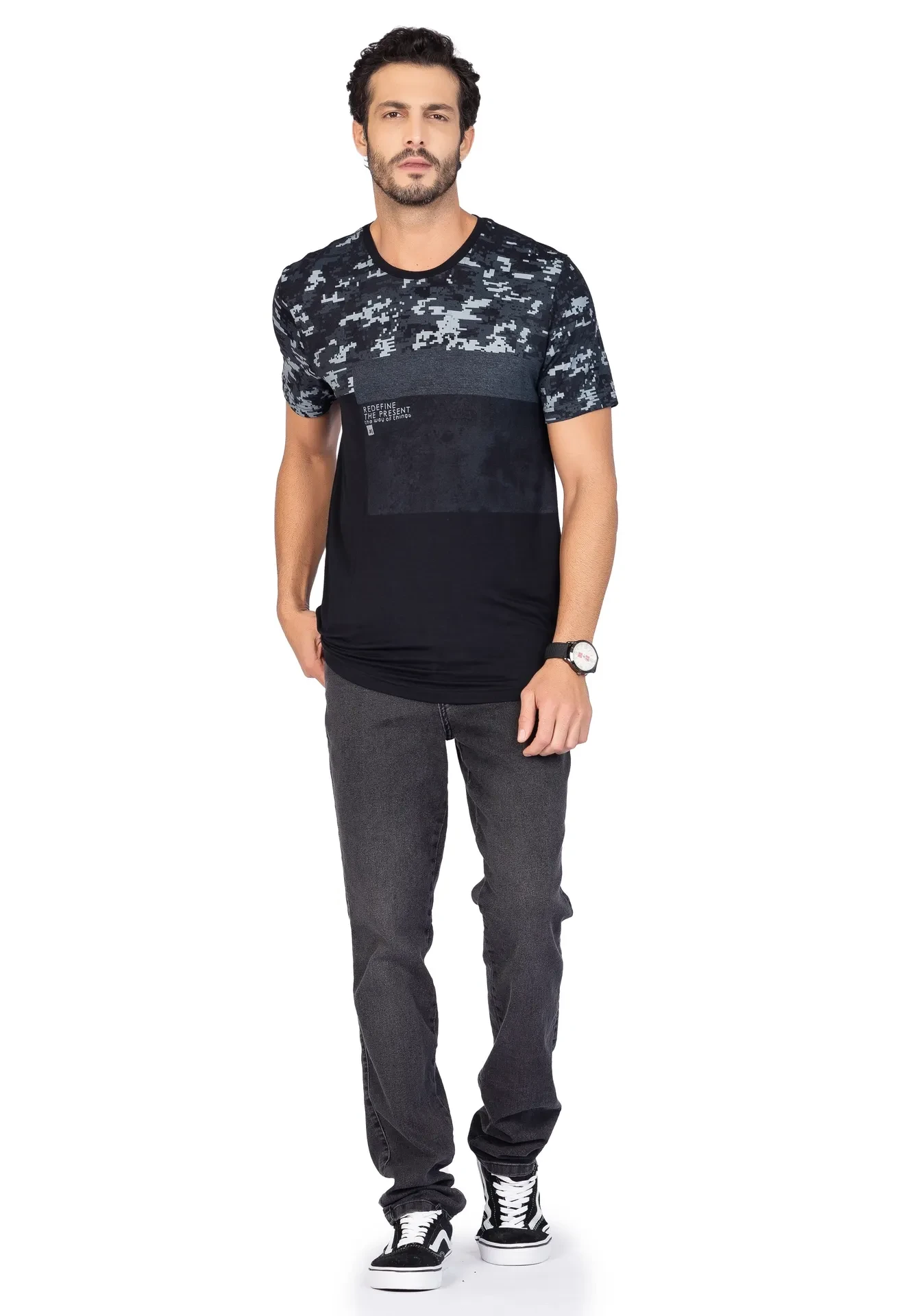 Camiseta Masculina Camuflada - 2