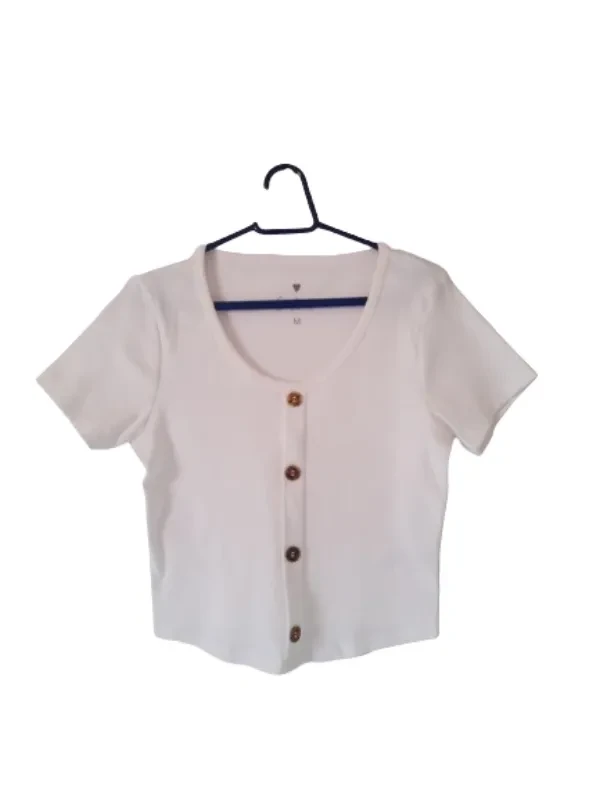 Blusa Com Botões Frontal  - 1