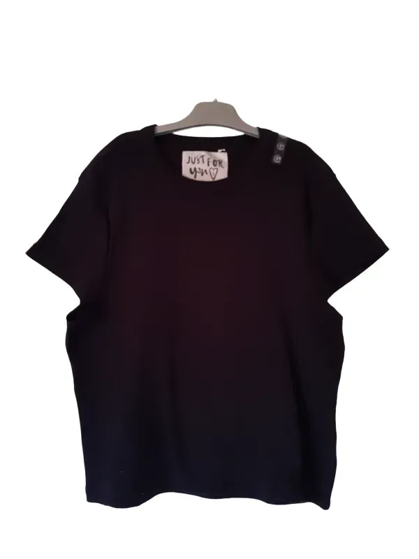 Blusa Gola Redonda Preta 