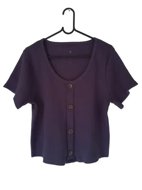 Blusa Com Botões Frontal 