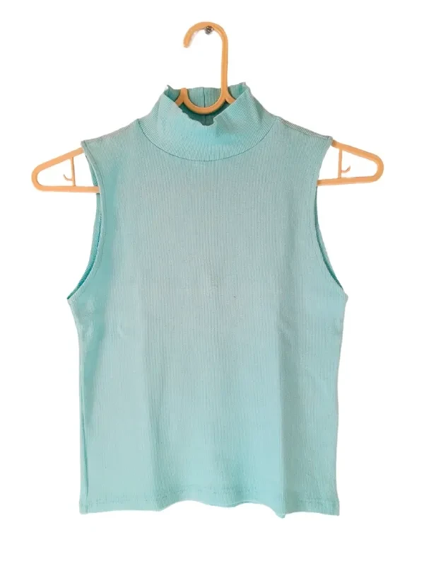 Blusa Regata Cor  Verde Piscina Tam M - 1