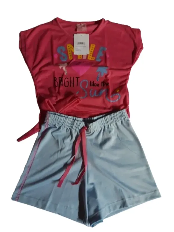 Conjunto Feminino Smile 💓 4-6 Anos