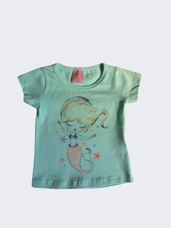 Blusa Infantil Desenho Seria🧜‍♀️