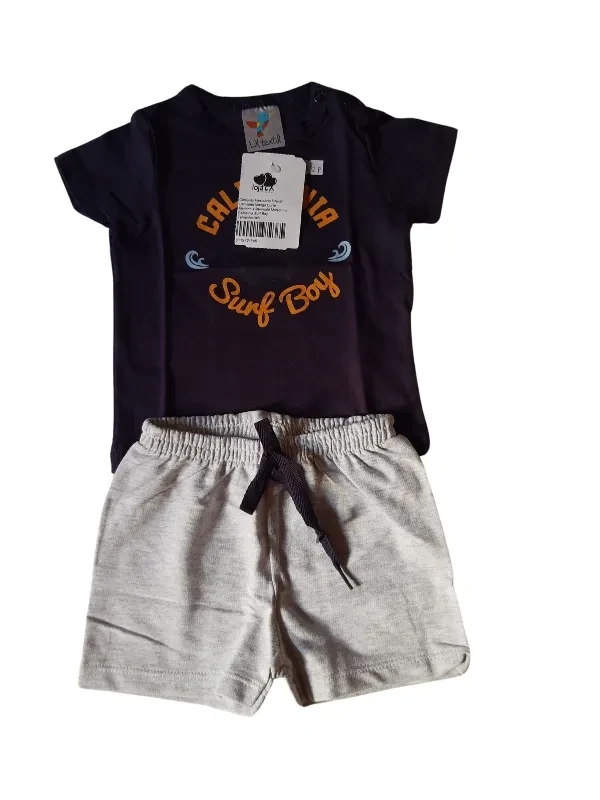 Conjunto Masculino Camiseta Azul Marinho Califórnia - 1