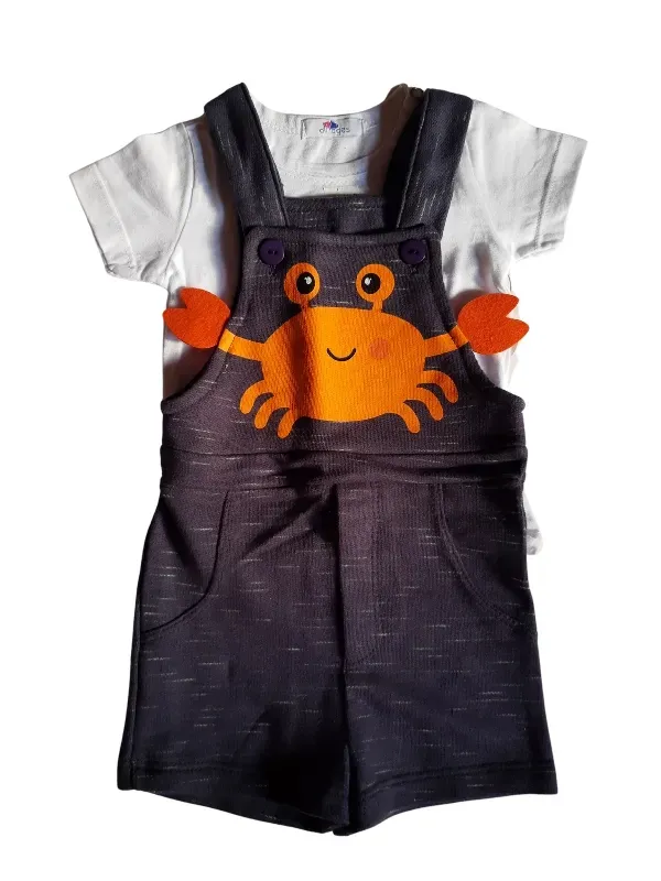 Conjunto Macaquinho Com Estampa Interativa
