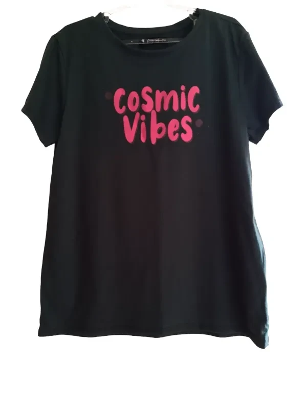 T-shirt Verde Militar Cosmic Vibes - 1
