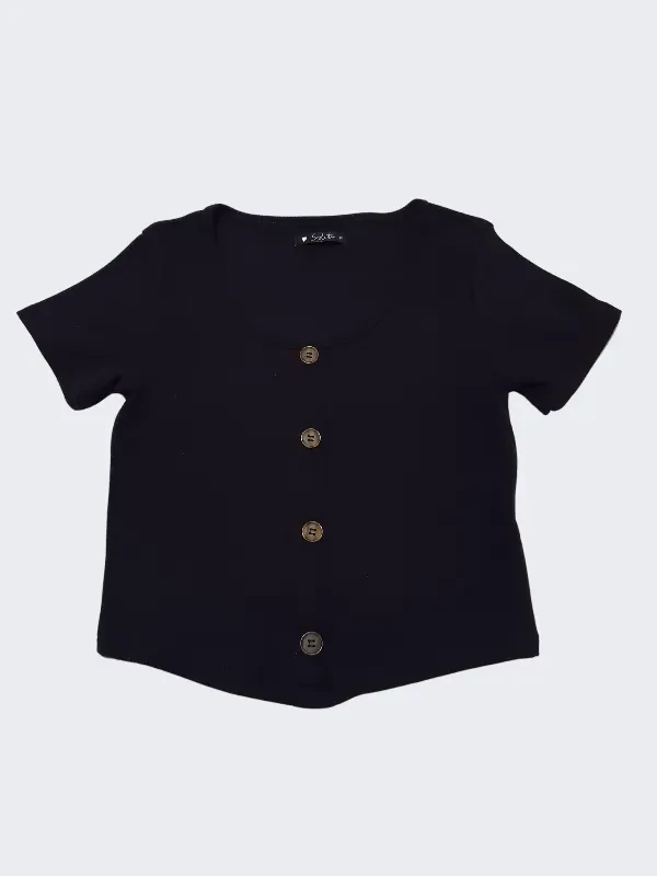 Blusa Com Botões Frontal  - 1