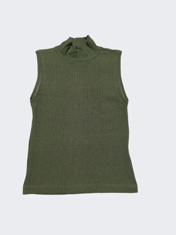 Blusa Regata Gola Alta Verde  - 1