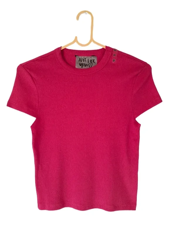 Blusa Gola Redonda Rosa 🌷 - 1