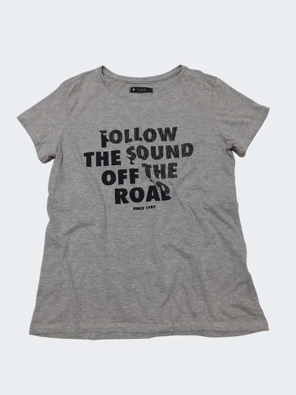 T-shirt Cinza Com Frase - 2