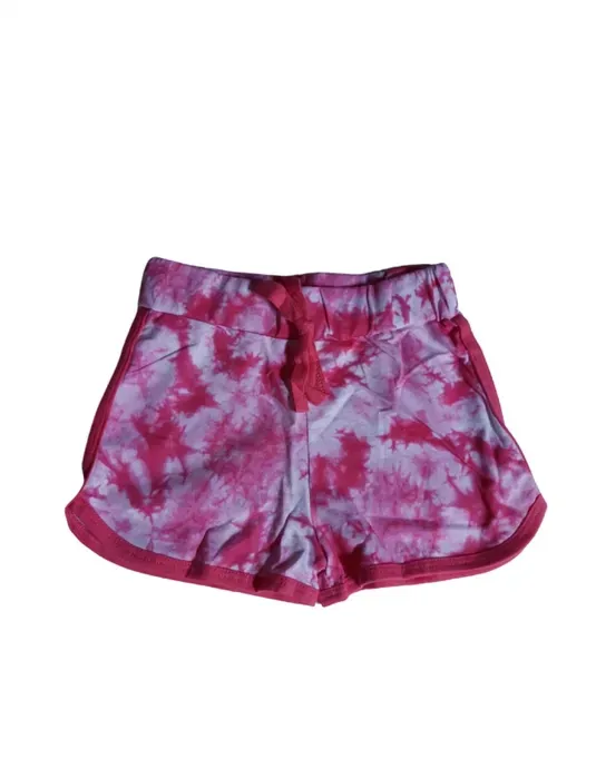 Shortinho Rosa Com Branco