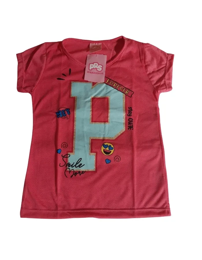Conjunto Feminino Blusa Rosa Letra P - 2
