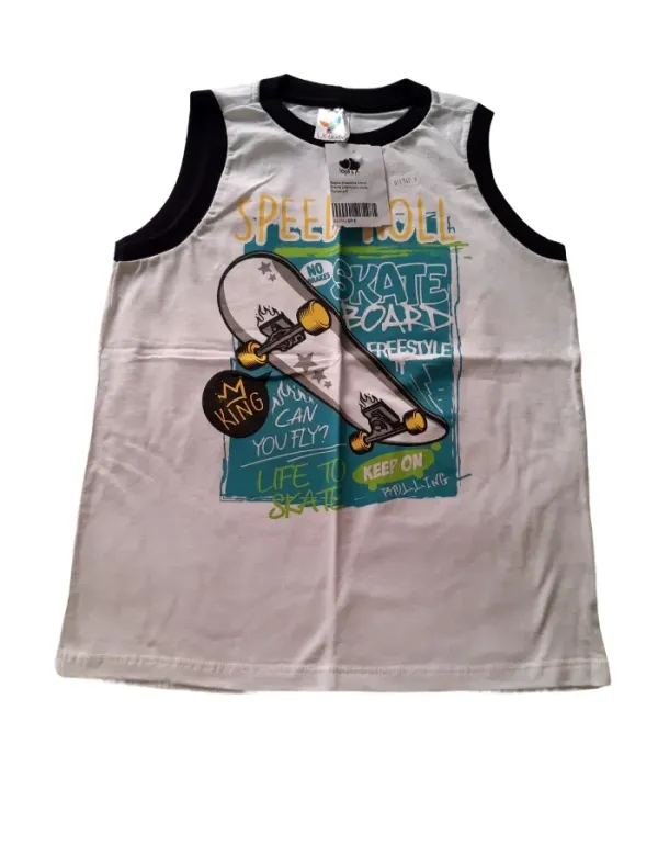 Camiseta Regata Infantil Skate