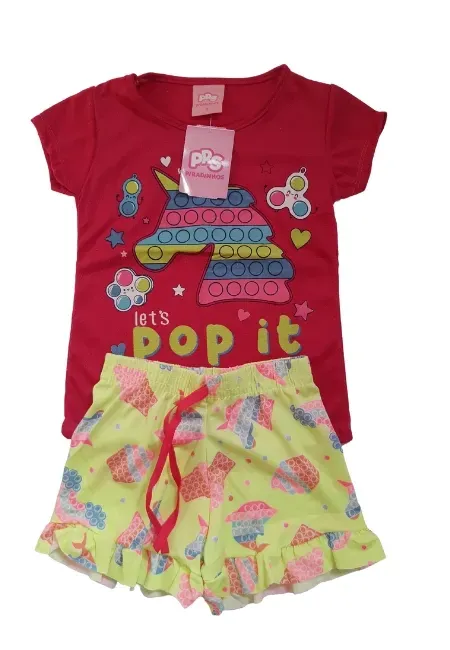 Conjunto Feminino Let's Blusa Pink