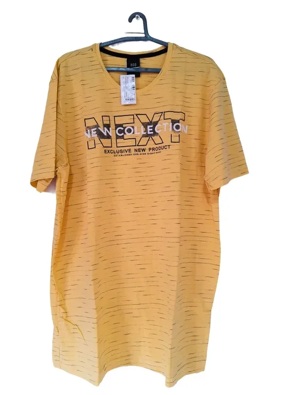 Camiseta Masculina Amarela Next